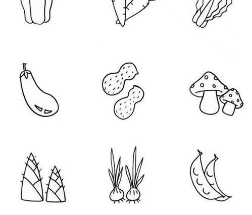 简笔画网红食物图片,一图看尽潮流风味